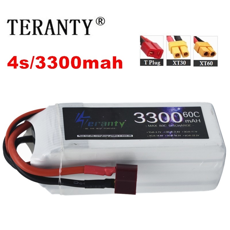 Drone Racing Battery - LiPo 충전식 배터리 4S 3300mAh 60C