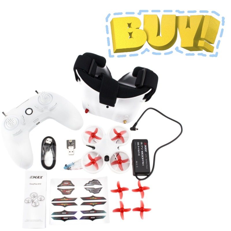Drone Racing Goggles - EMAX EZ 파일럿 82MM 미니 5.8G