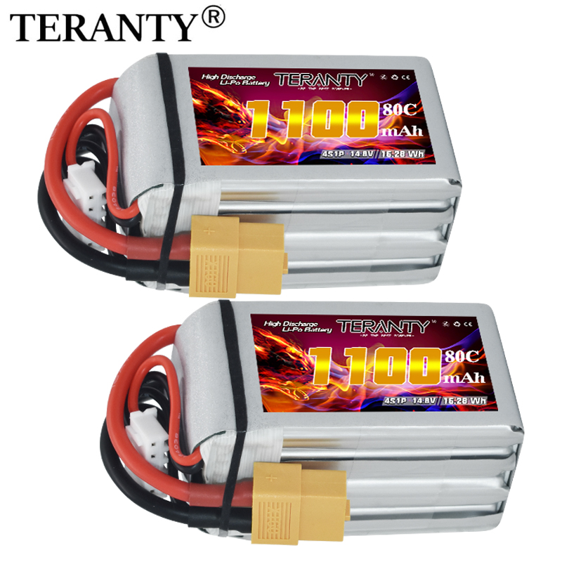 Drone Racing Battery - TERANTY 4S 1100mAh 80C/160C RC 헬리콥터