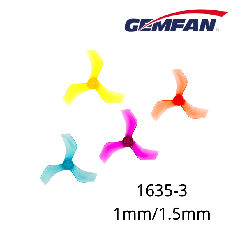 Drone Racing Propeller - Gemfan 1635 40mm 3-블레이드 프로펠러 8쌍