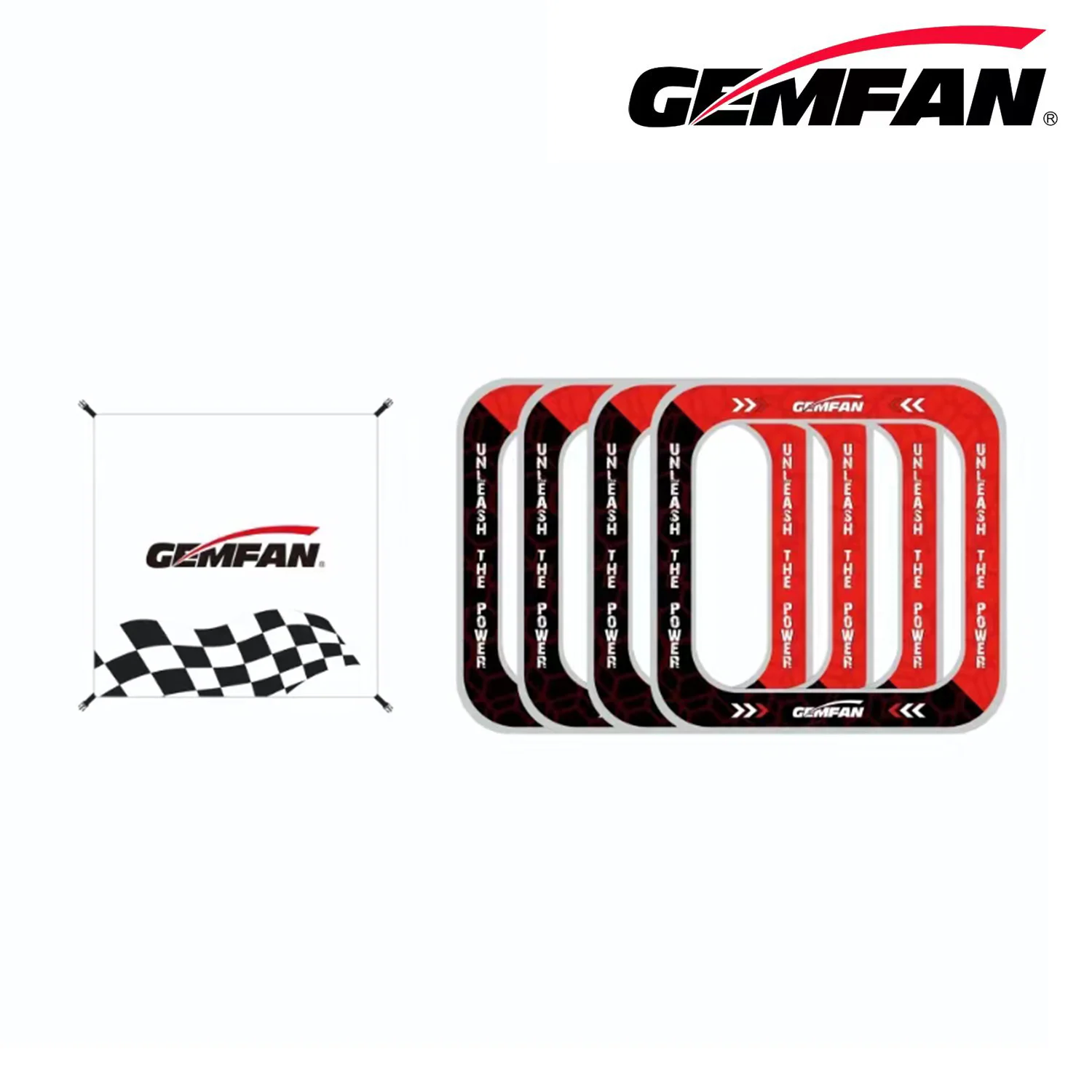 Drone Racing Flag - Gemfan 레이스 게이츠 탈착식 배플 반사