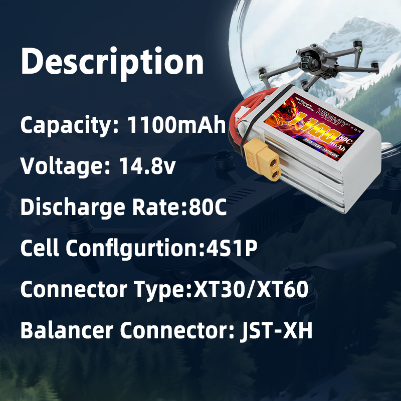 TERANTY 4S 1100mAh 80C/160C RC - Drone Racing Battery 리뷰 및 가격