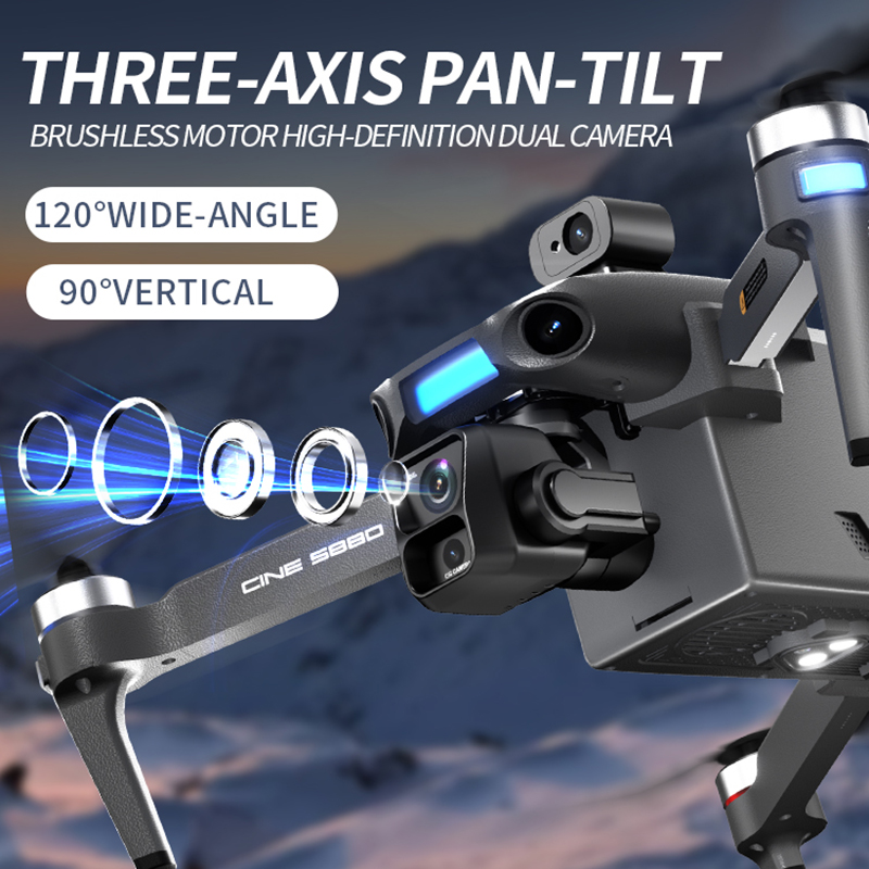 2026년형 새로운 8K 듀얼 카메라 드론, 5.5인치 - Drone Racing Camera 리뷰 및 가격
