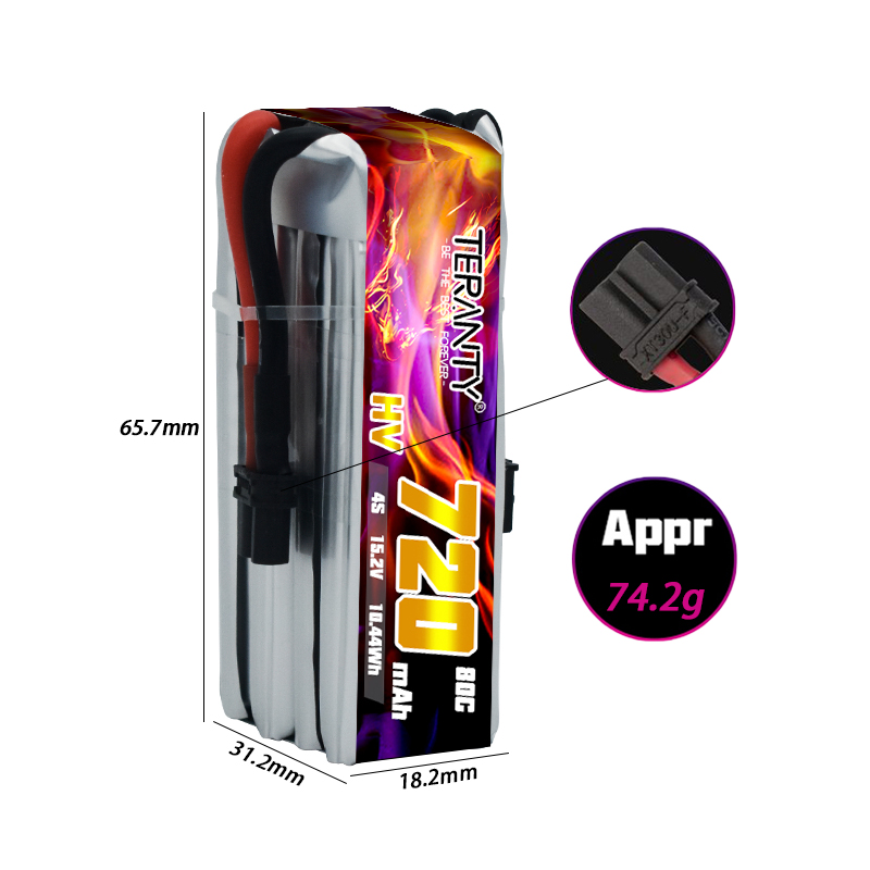 TERANTY 720mAh 4S 15.2V HV Lip - Drone Racing Frame 리뷰 및 가격