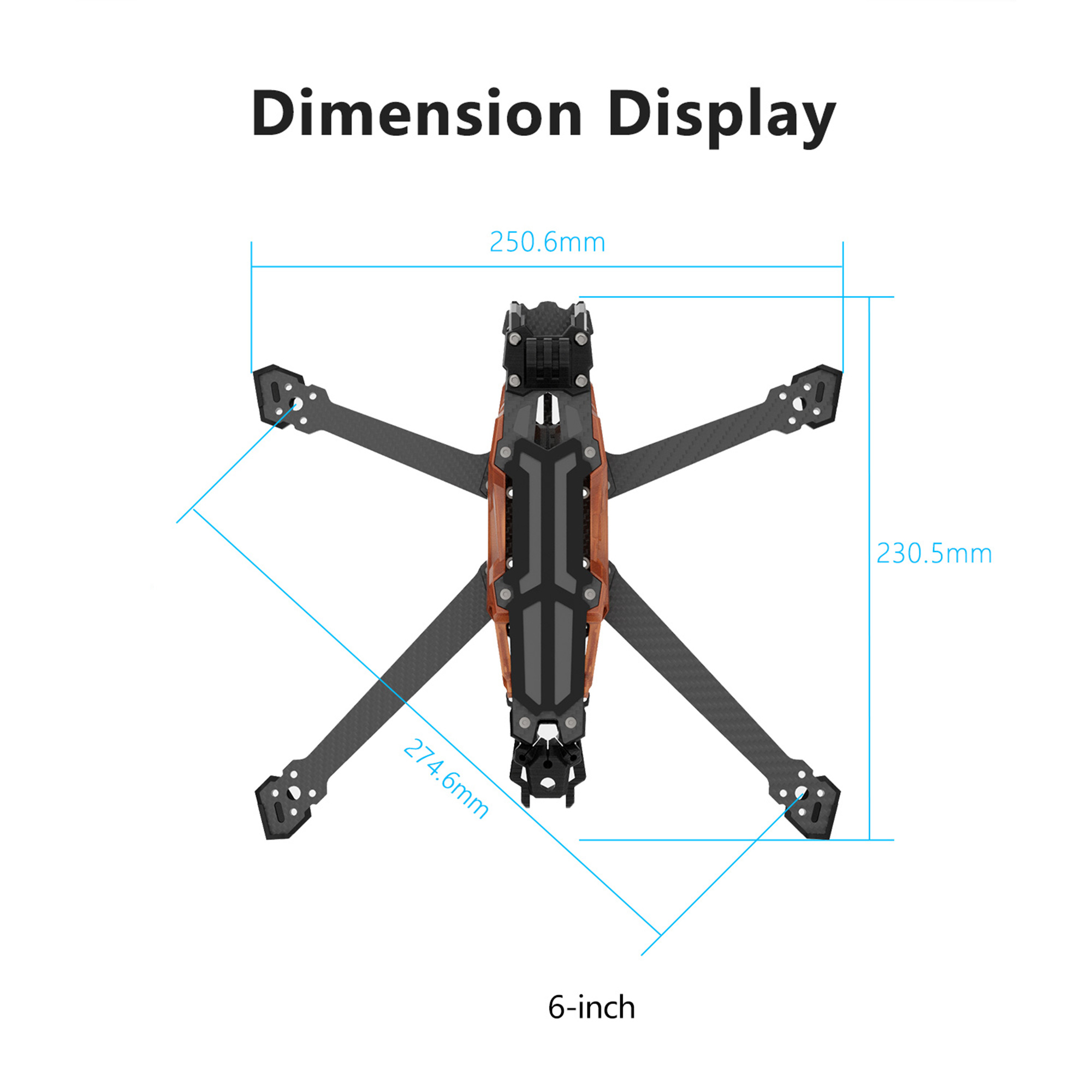 GEPRC GEP-Vapor-D5 D6 O4 Pro 탄 - Drone Racing Frame 리뷰 및 가격