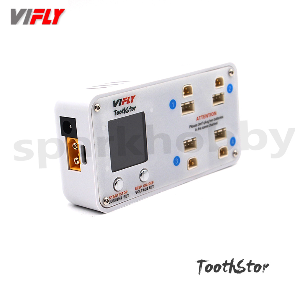 VIFLY ToothStor 4포트 2S 밸런스 충전기 - Drone Racing Charger 리뷰 및 가격