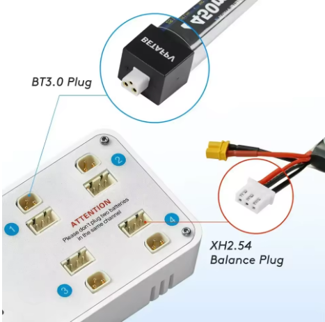 VIFLY ToothStor 4포트 2S 밸런스 충전기 - Drone Racing Charger 리뷰 및 가격